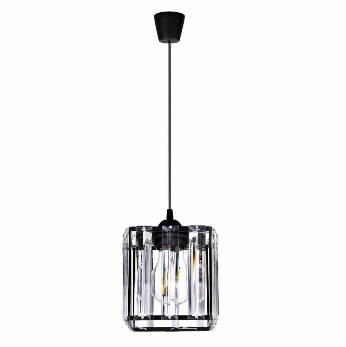 Світильник підвісний Light House SRS-19672/1 BK в стилі лофт плафон прозорий Чорний
