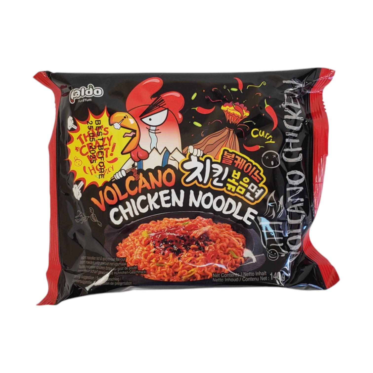 Лапша быстрого приготовления Paldo Volcano Chicken острая курица 140 г (AF188614)