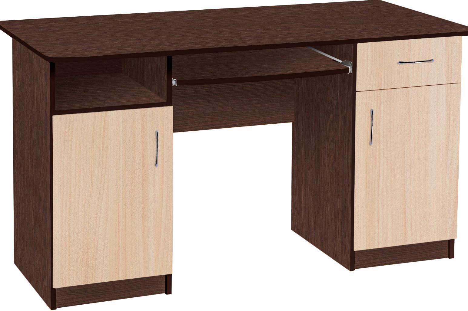 Стол письменный МАКСИ-МЕбель RS Феникс двухтумбовый 1300 (13002) Стол письменный МАКСИ-МЕбель RS Феникс двухтумбовый 1300 (13002)