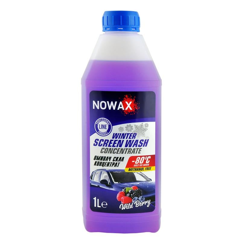 Склоомивач зимовий Nowax Winter Screen Wash Concentrate NX01172 -80°C Wildberry 1 л (12562136)