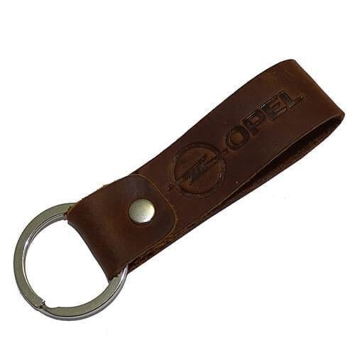 Брелок автомобильный кожаный c лого Opel