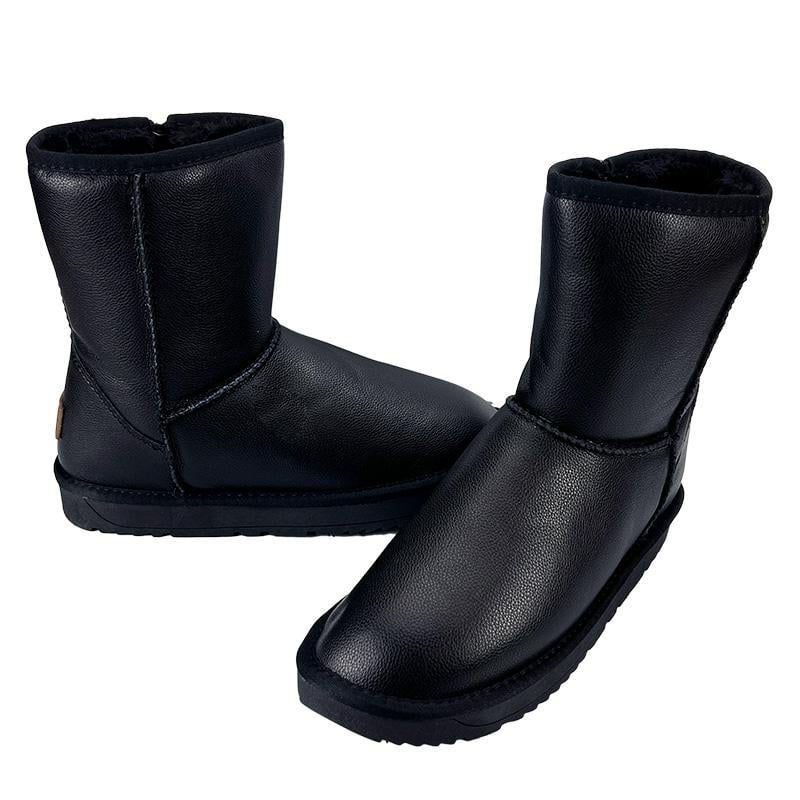 Угги мужские кожаные на молнии 80825-1 p. 43 27 см Черный (91548479) - фото 2 Угги мужские кожаные на молнии 80825-1 p. 43 27 см Черный (91548479) - фото 2