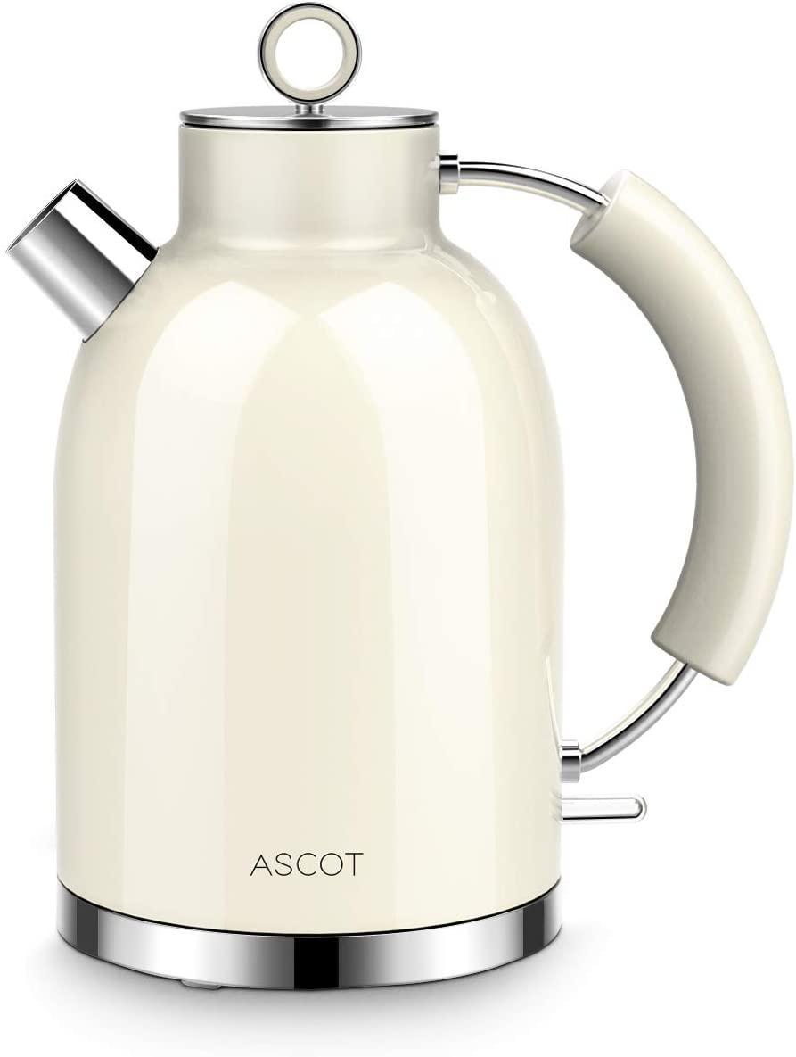 Електричний побутовий чайник ASCOT 1,6 л Бежевий (7383118)