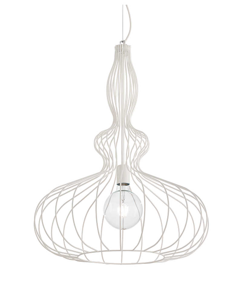 Подвесной светильник Ideal Lux Clarissa SP1 Bianco (220604) Подвесной светильник Ideal Lux Clarissa SP1 Bianco (220604)