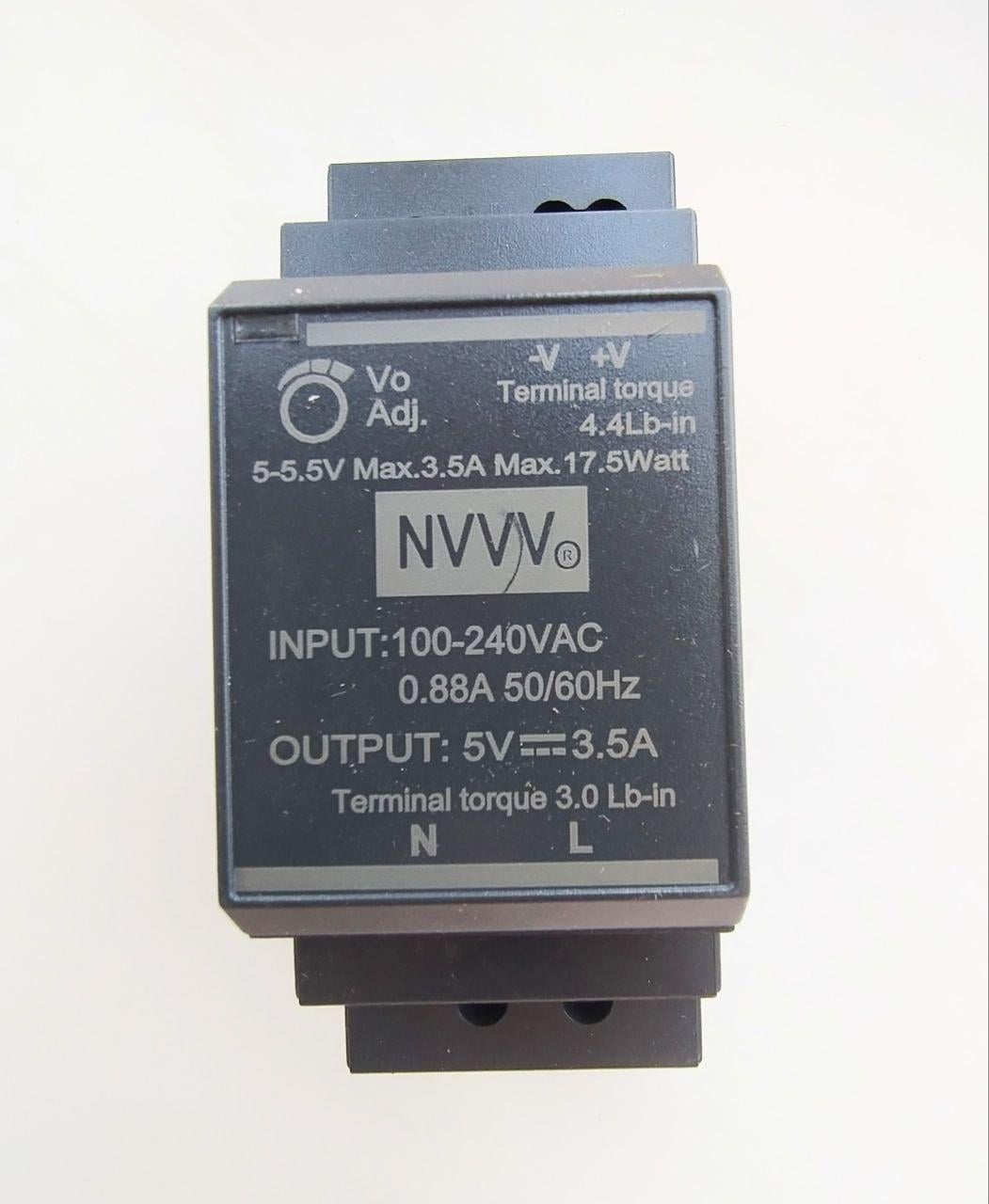 Блок питания на DIN-рейку NVVV HDR-30-5 17,5W 5V (33996476)