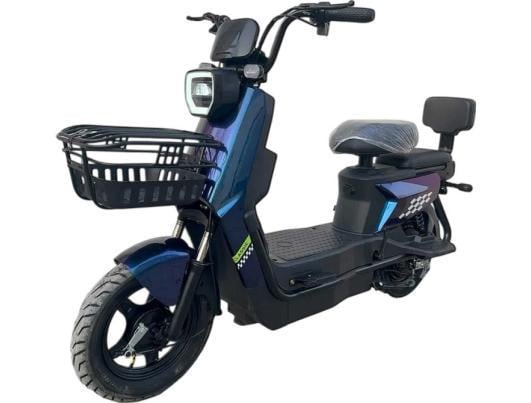 Электроскутер двухместный Crosser City 800W 60V 20AH Синий