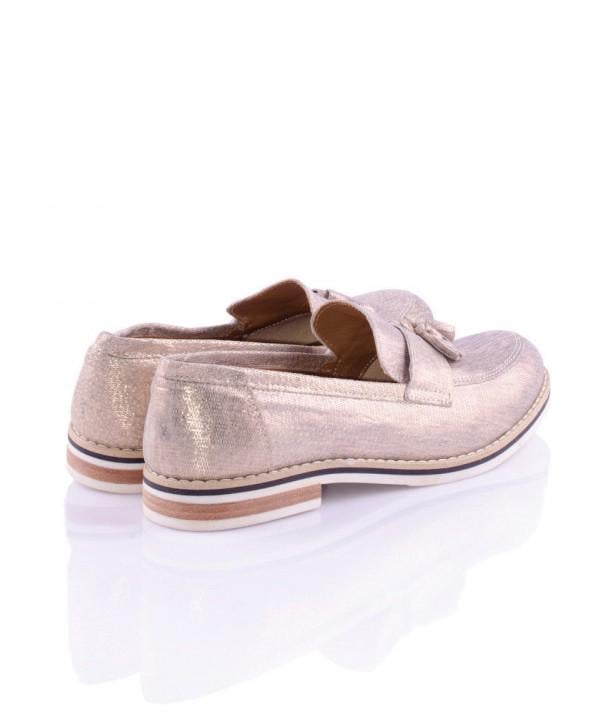 Лоферы женские Sweet Lemon 370 р. 41 Золотистый - фото 2