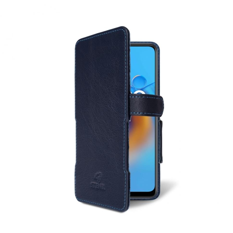 Чехол книжка Stenk Prime для OPPO A74 Синий (69075)