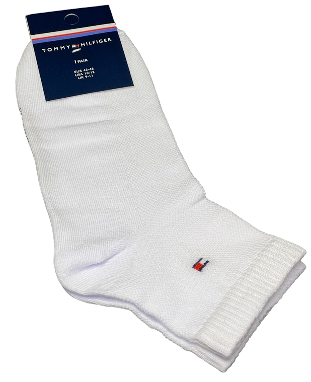 Носки мужские средние Tommy Hilfiger р. 43-46 Белый (38674)