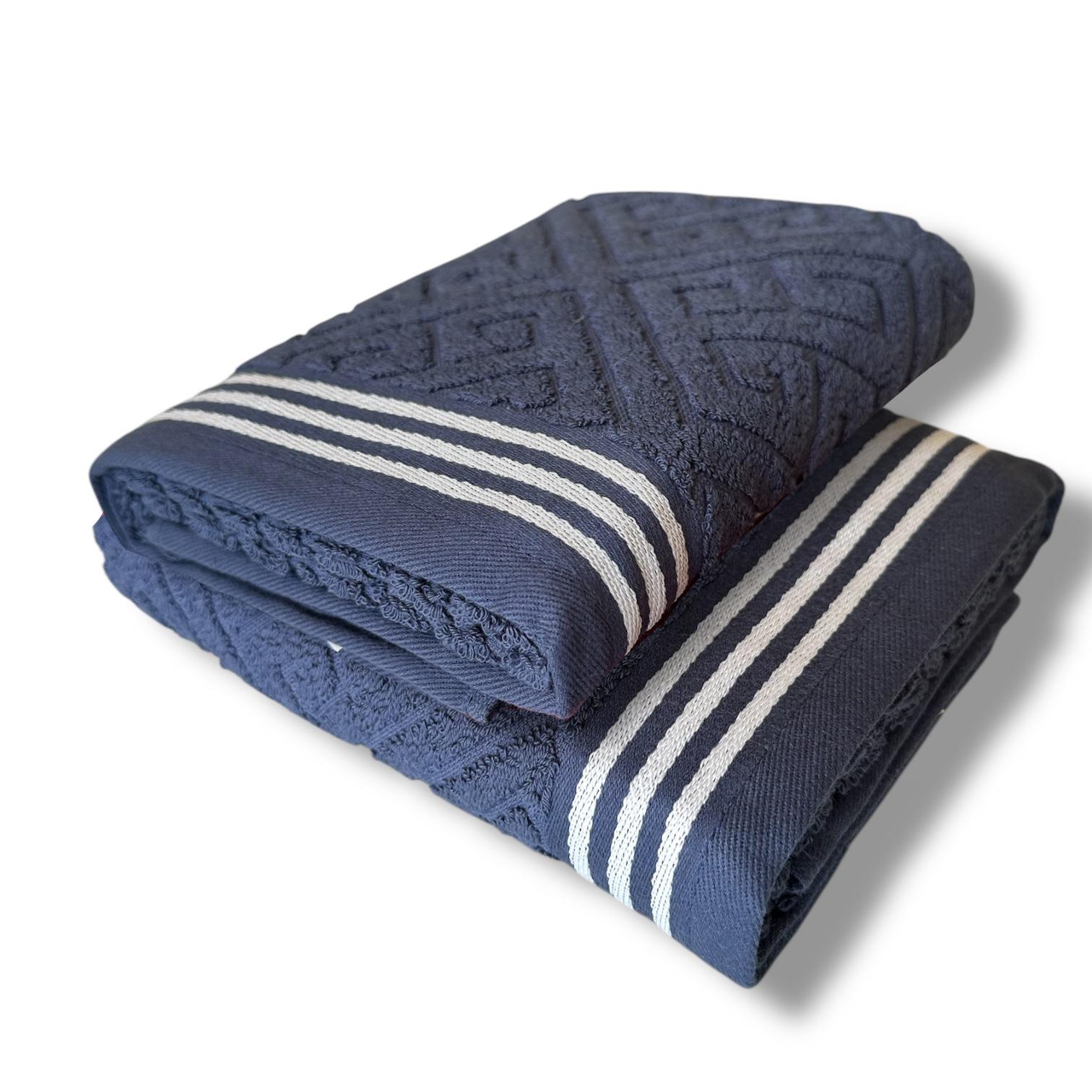 Рушник махровий Koloco 50х90 см Королівський синій (88-261-3) - фото 1