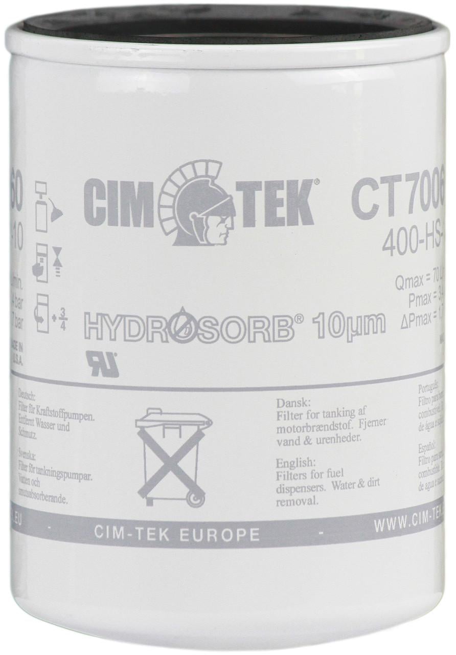 Фильтр тонкой очистки топлива CIM-TEK 400 HS-10 фильтрация 10 микрон до 70 л/мин (PT_CT70060)