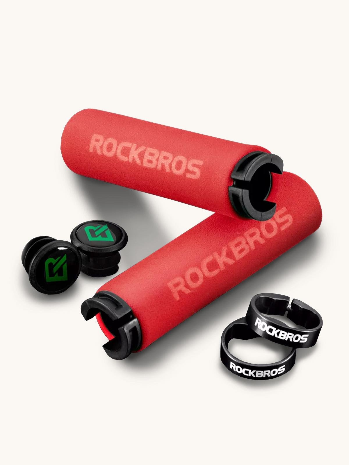Грипсы для велосипеда ROCKBROS анатомические Красный (73546)