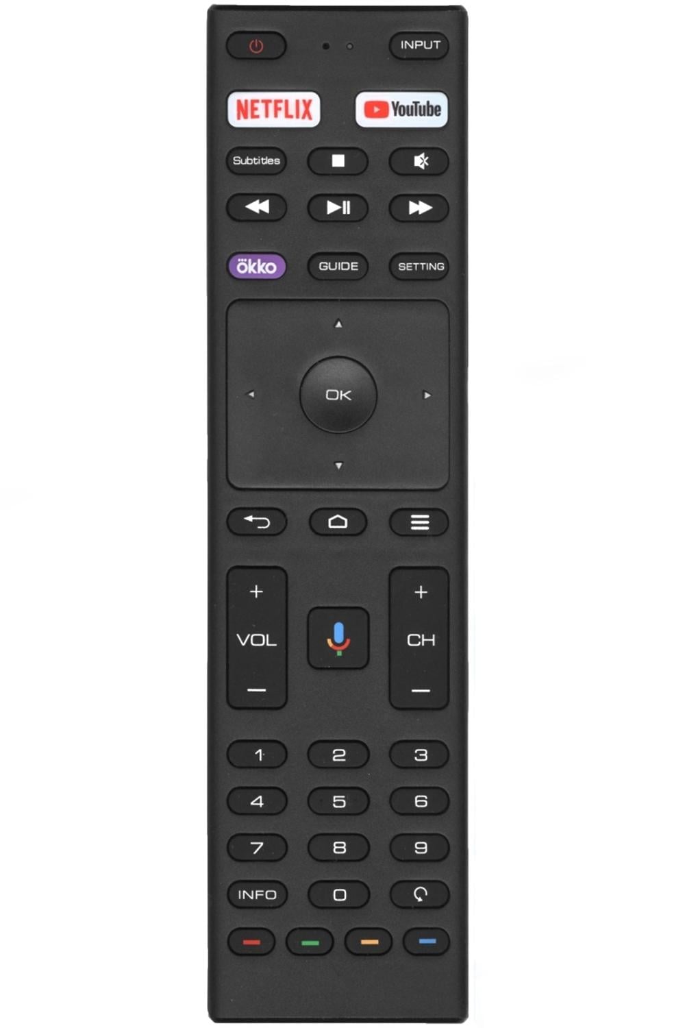 Пульт для телевизора KIVI RC20 с микрофоном (2291)
