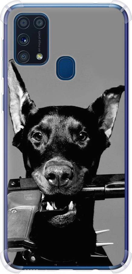 Чехол на Samsung Galaxy M31 M315F Доберман (2745sp-1907-42517)