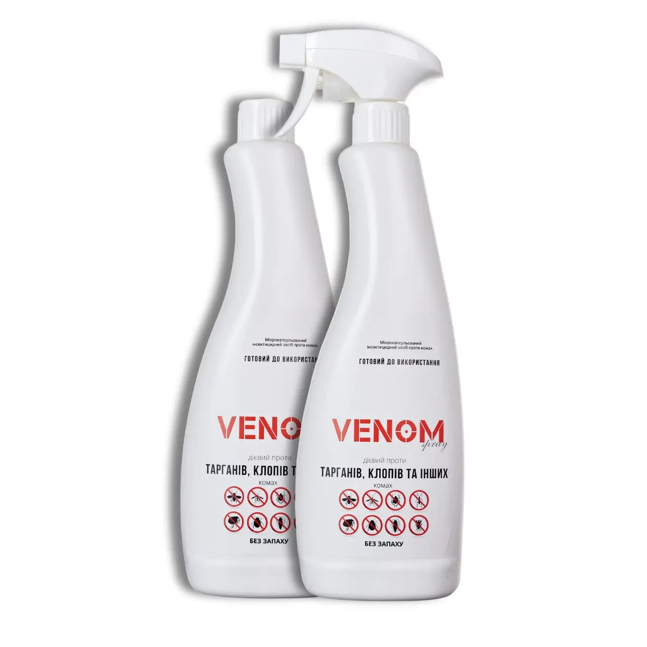 Комплект Venom Spray от клопов/тараканов/муравьев 2 х 750 мл (23306081)
