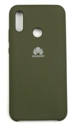 Чехол силиконовый Silicone Case для Huawei P Smart 2019 светло-зеленый