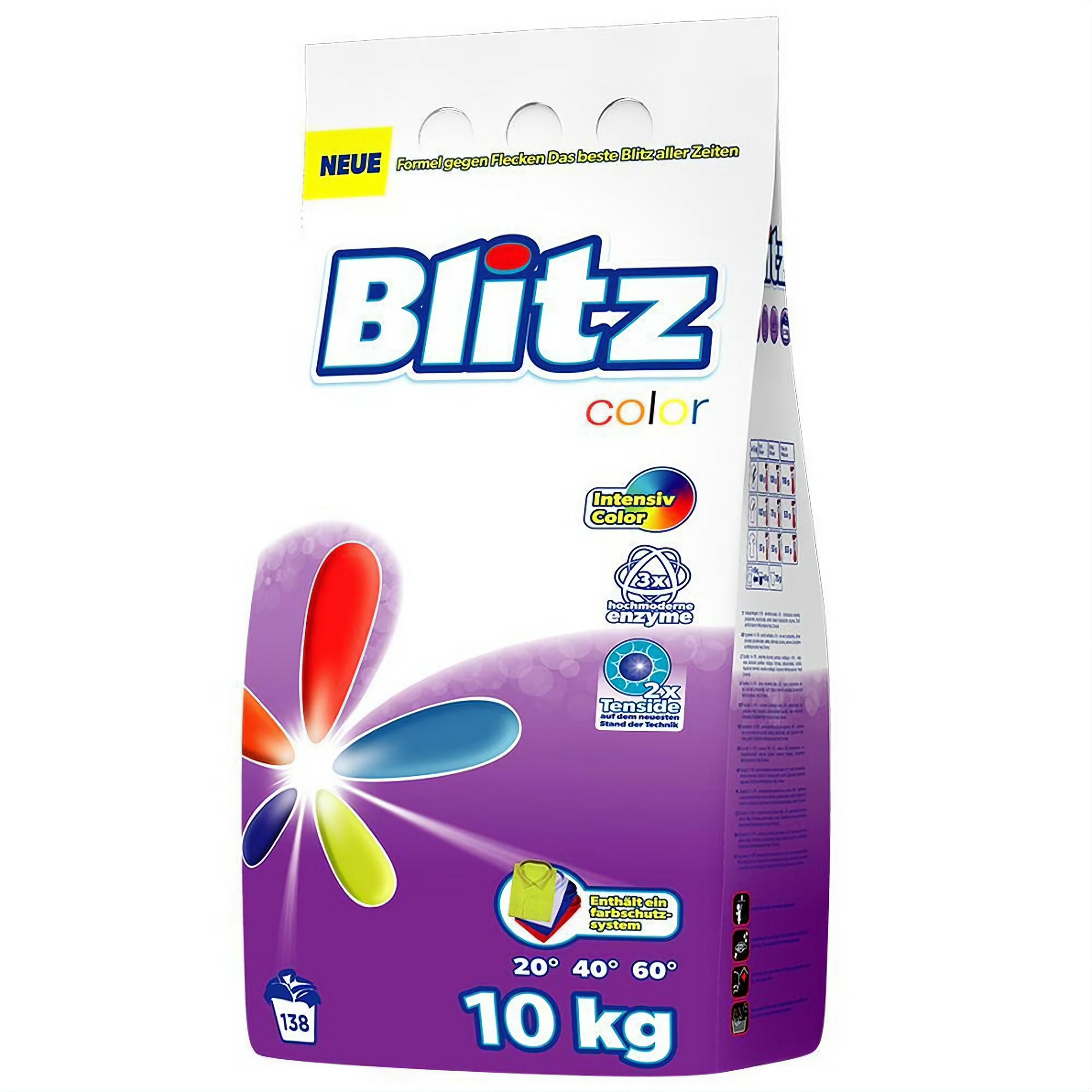 Порошок для прання кольорових речей BLITZ Color 10 кг 138 циклів прання (998075)