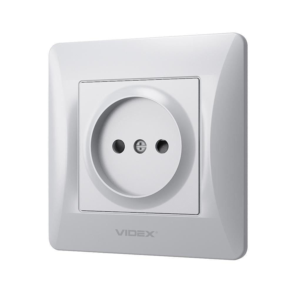 Розетка Vіdeх Bіnerа одинарная Серебряный (22551073)