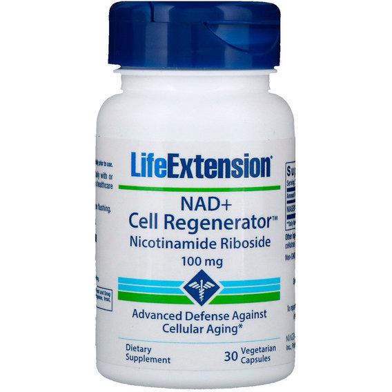 Ниацин Life Extension NAD+ Cell Regenerator Nicotinamide Riboside 100 мг 30 Veg Caps (LEX-19043)