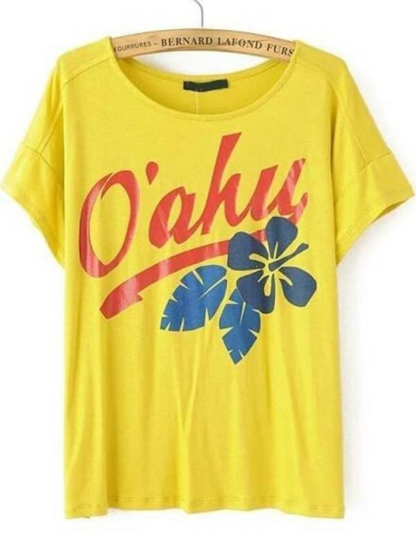 Футболка Zara L Желтый (9981/30)
