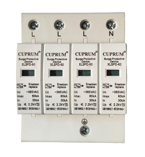 Устройство защиты от импульсных перенапряжений 60 kA Т2/T3 C/D 4 п e.XLSPD (10117933)