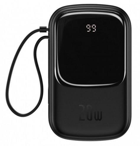 Повербанк BASEUS Qpow 20W 20000 mAh Black (PPQD-H01) Повербанк BASEUS Qpow 20W 20000 mAh Black (PPQD-H01)