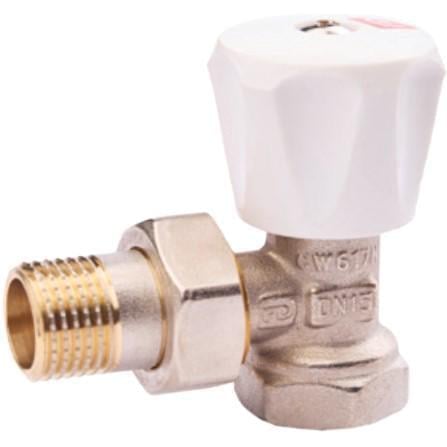 Кран радиаторный Fado Classic 1/2"x1/2" РВ-РН угловой верхний (KR01)