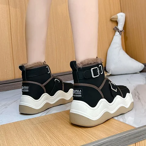 Ботинки женские теплые C00242-7 с подошвой и мягким мехом внутри р. 39 23,5 Черный - фото 4 Ботинки женские теплые C00242-7 с подошвой и мягким мехом внутри р. 39 23,5 Черный - фото 4