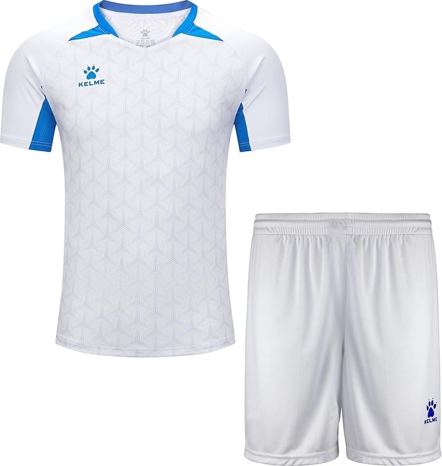 Комплект футбольной формы KELME VICTORY L Бело-синий (8351ZB1196.9104_7351ZB1255.9104)
