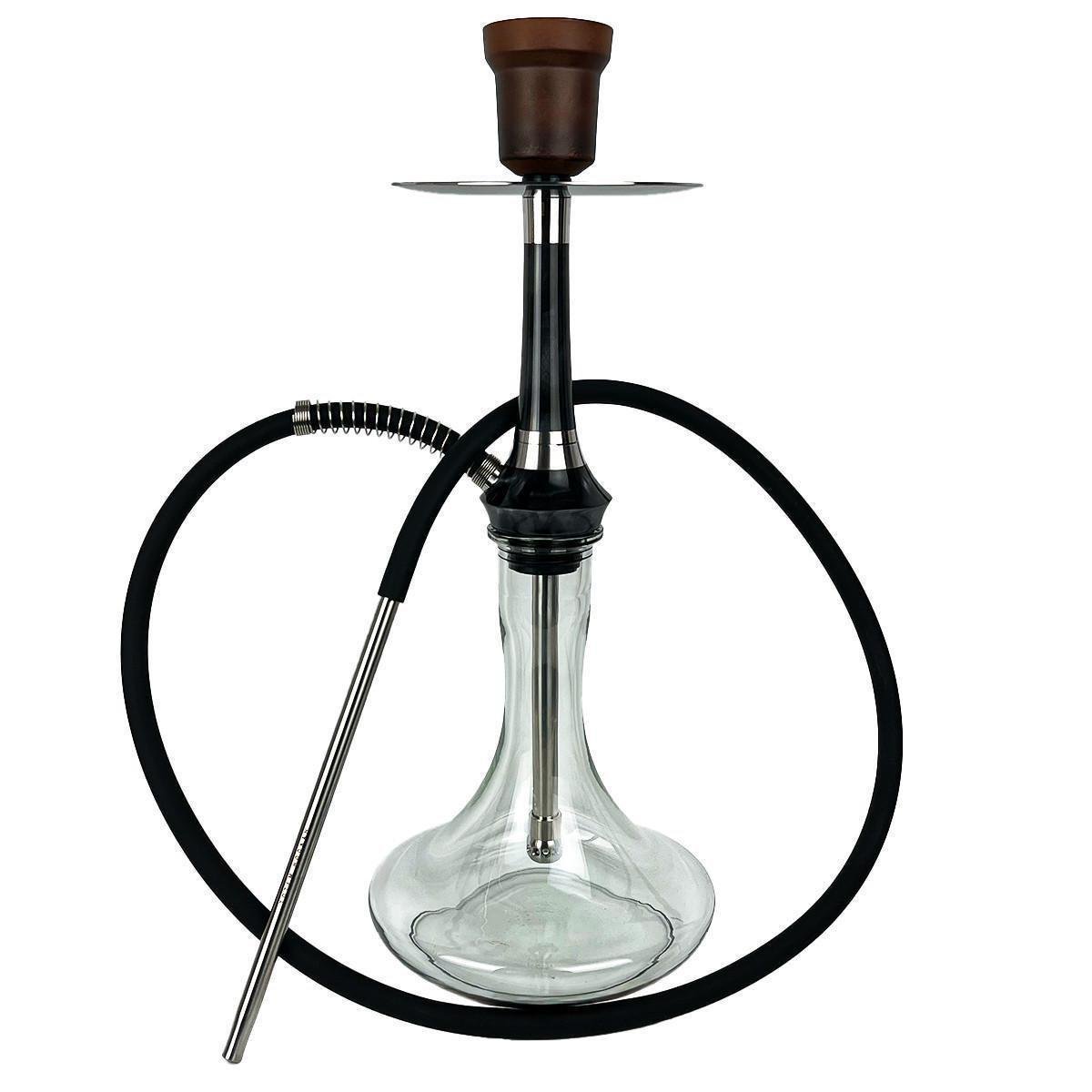 Кальян Totem Hookah Monolit Optima Space Black Craft Clear