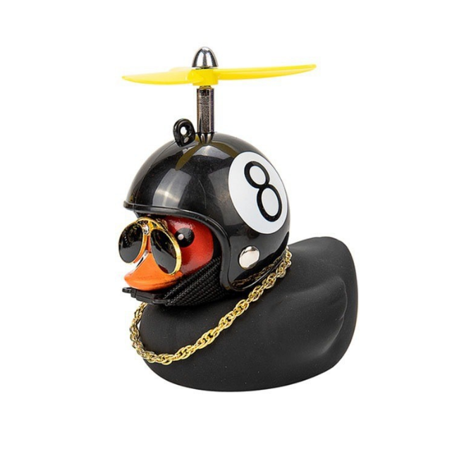 Фігурка Качка-байкер в шоломі з пропелером (2856021648)