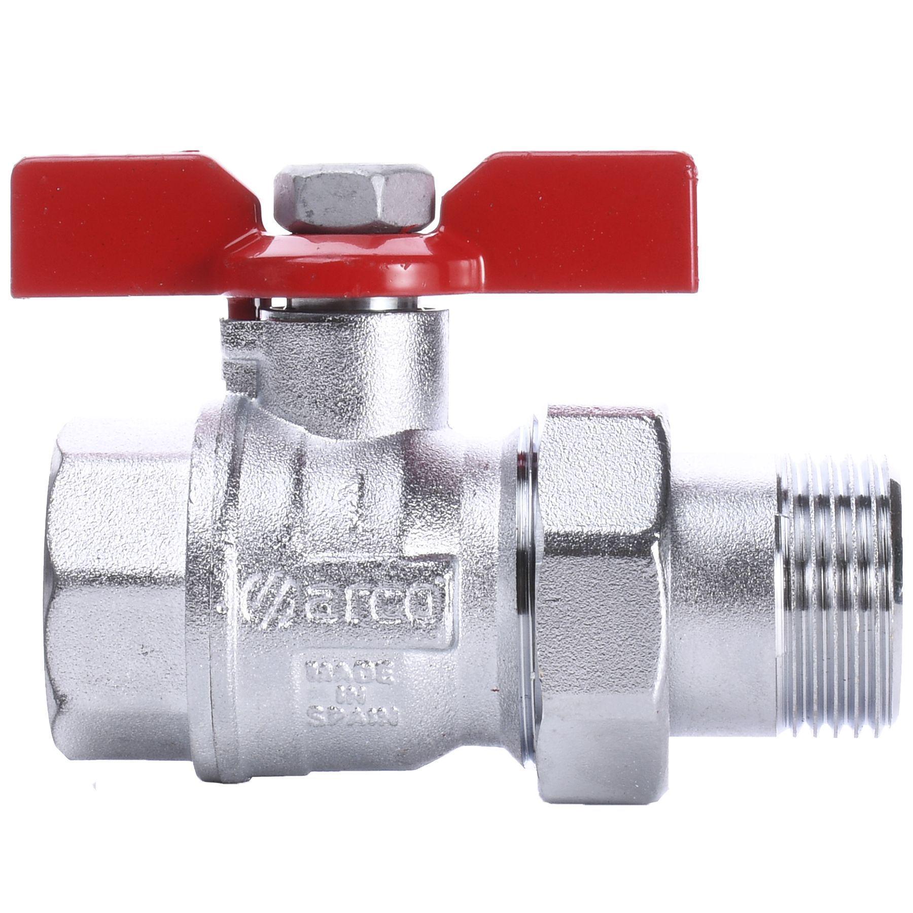 Кран шаровой прямой с американкой Arco TURIA 0117608 1″ (GSR-000004846)