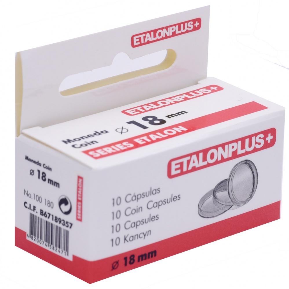 Капсулы Etalonplus для монет 18 мм 10 шт. (А14268) - фото 2 Капсулы Etalonplus для монет 18 мм 10 шт. (А14268) - фото 2