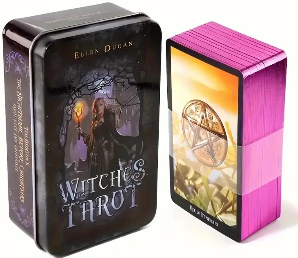 Карты Таро Колдовское 78 карт в металлической коробке Карты Таро Колдовское 78 карт в металлической коробке