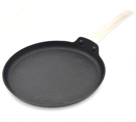 Сковорідка для млинців Fissman Jollyt 26х2,6 см алюмінієва з кам'яним антипригарним покриттям (AL-4295.26)