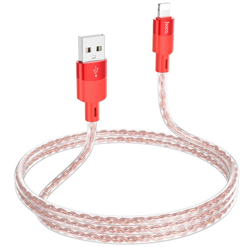 Кабель Hoco X99 USB to Lightning 1 м Red