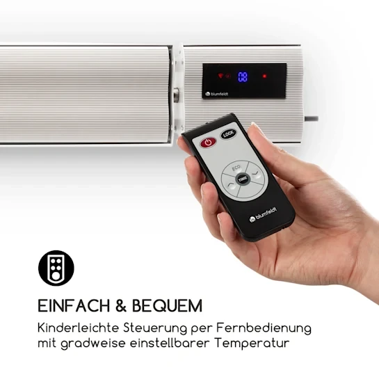 Обігрівач інфрачервоний Blumfeldt Cosmic Beam Plus 10033700 2400 Вт - фото 3