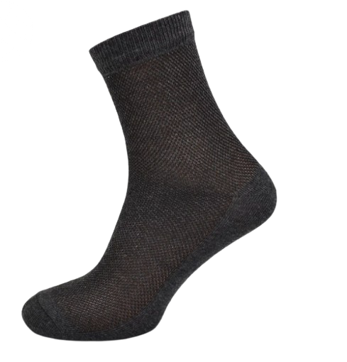 Шкарпетки чоловічі у сітку Мілес 1811 р. 29 Сірий - фото 1 Шкарпетки чоловічі у сітку Мілес 1811 р. 29 Сірий - фото 1