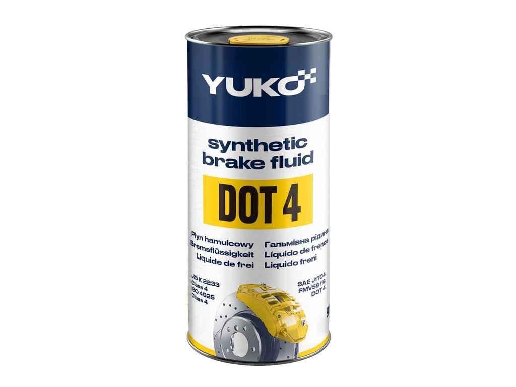 Гальмівна рідина YUKO DOT-4 1 л (964971) Гальмівна рідина YUKO DOT-4 1 л (964971)
