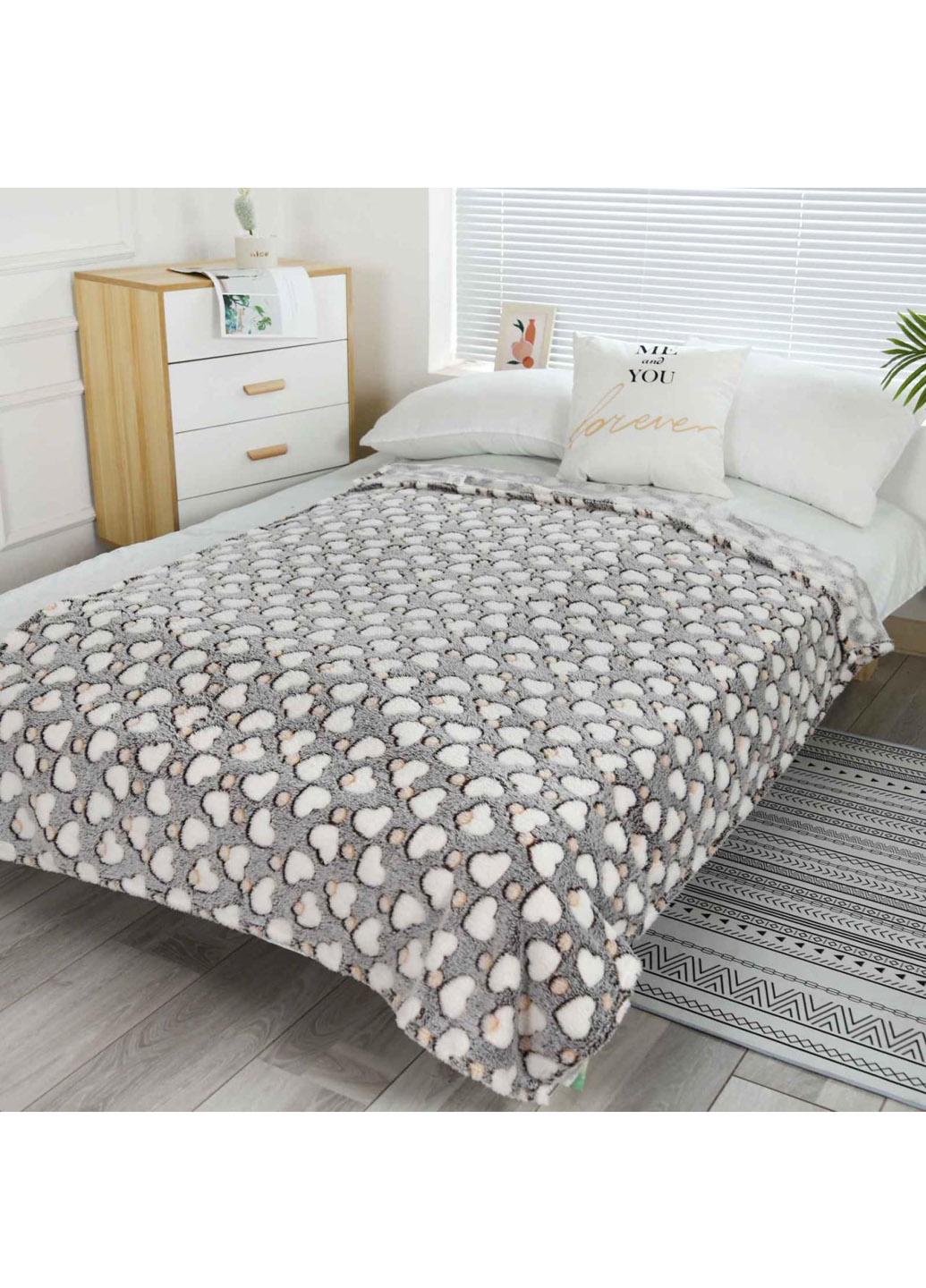 Покрывало велюровое с рисунком 200х180 см (103320-4)