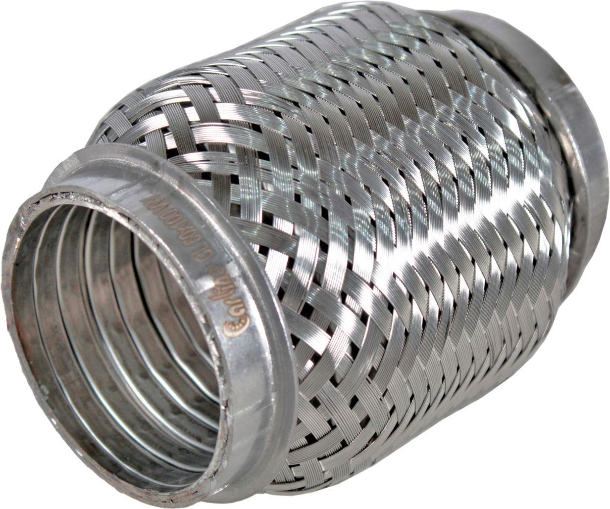 Гофра глушителя Carline Interlock 3-х шаровая короткий фланец 50х100 мм (CL 50x100 VW)