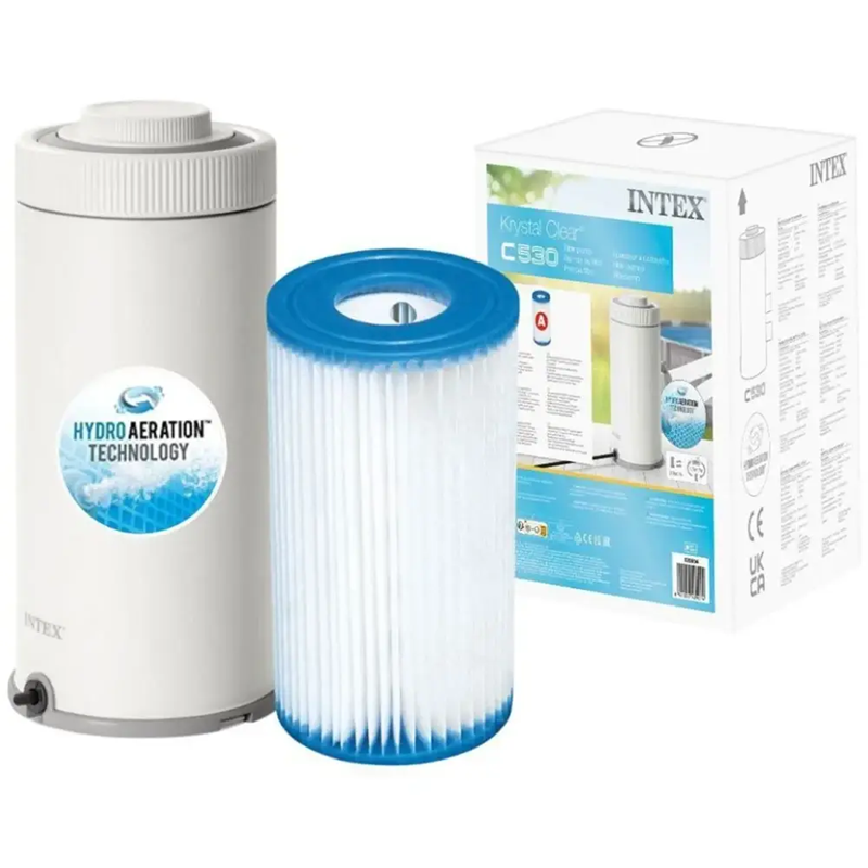 Фильтрующий насос для бассейна Intex 26604 2006 л/ч картридж тип А (26604)