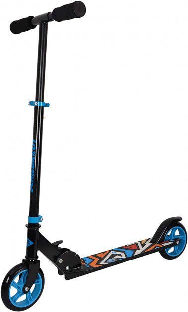 Самокат городской Schildkröt City Scooter RunAbout 2021v 145 мм Черно-голубой (4000885103038)