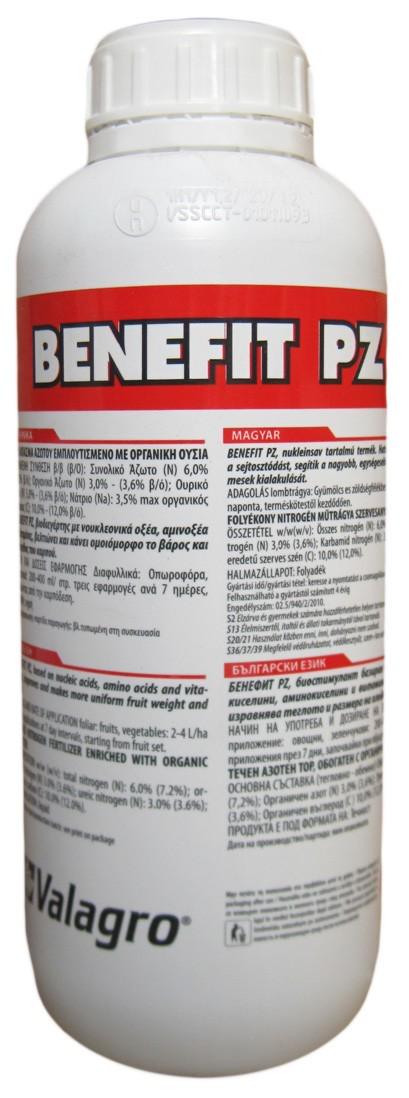 Биостимулятор роста плодов Valagro Benefit PZ 1 л (000000521)