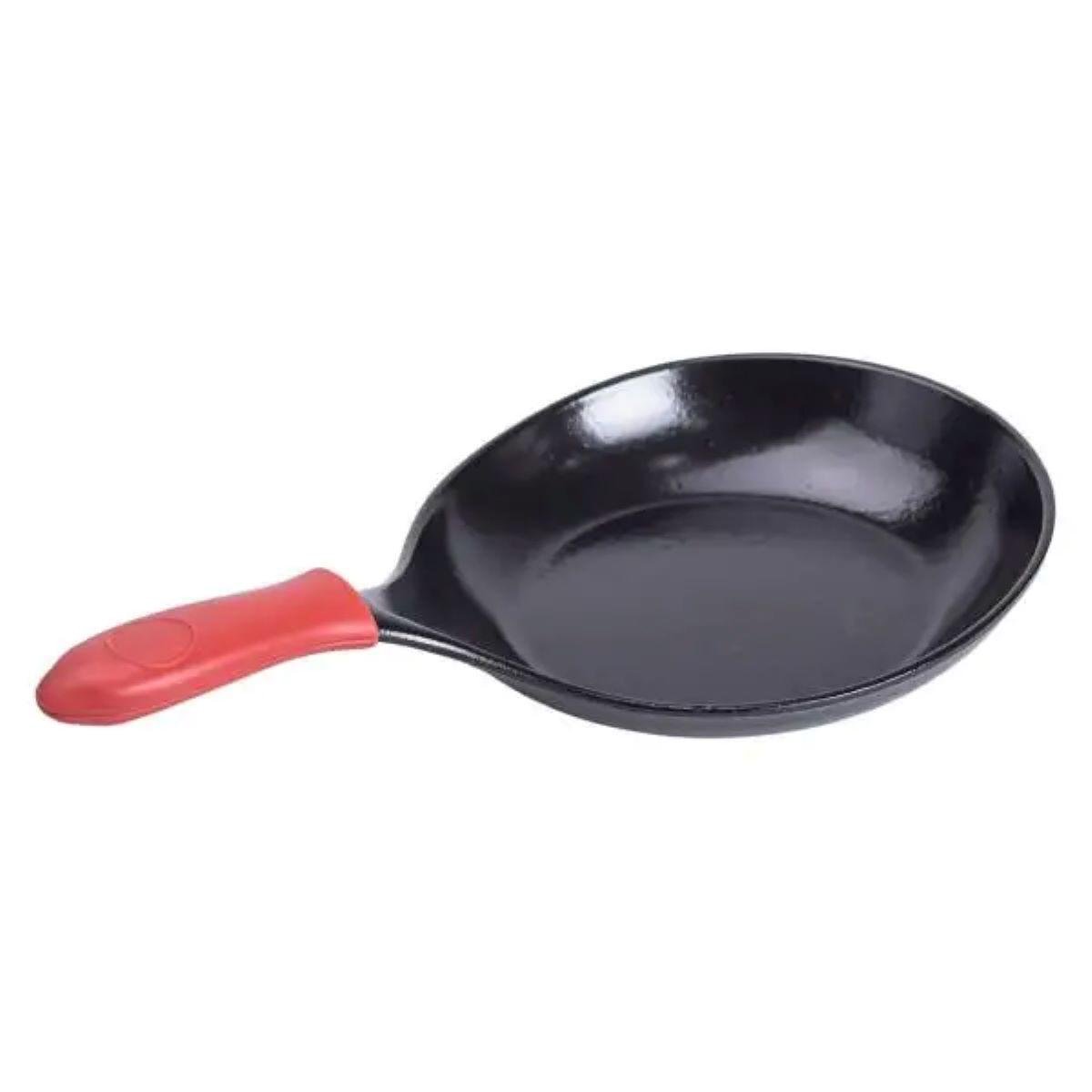 Сковорода чугунная с силиконовой ручкой 21 см 0,5 л - фото 4 Сковорода чугунная с силиконовой ручкой 21 см 0,5 л - фото 4