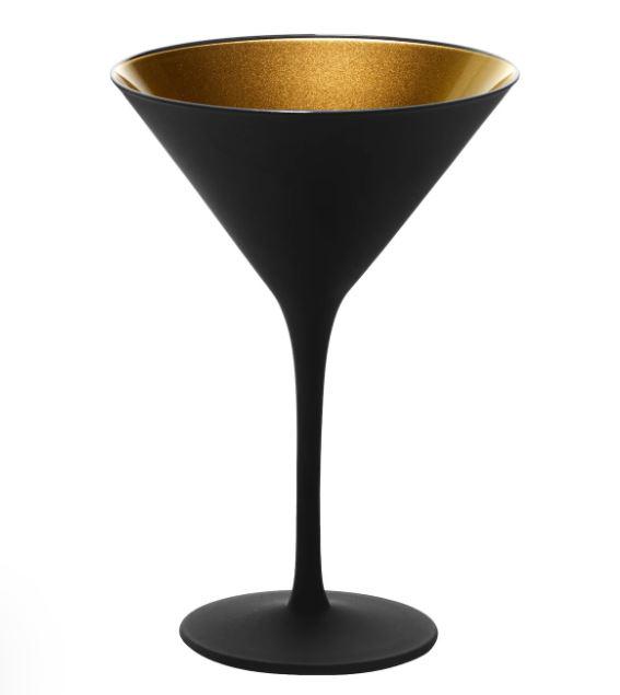 Набор бокалов для мартини Stölzle Lausitz Elements Gold 240 мл 6 шт. Черный (1409225-1) - фото 2 Набор бокалов для мартини Stölzle Lausitz Elements Gold 240 мл 6 шт. Черный (1409225-1) - фото 2