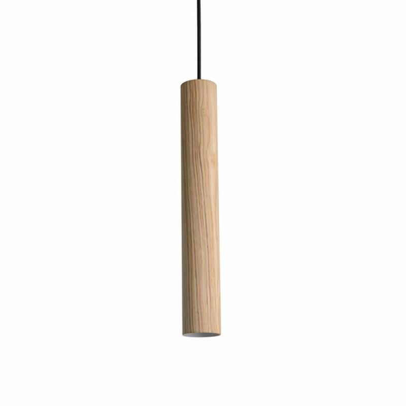 Люстра подвесная лофт Atmolight Chime AshWood GU10 P57-400/1522 на одну лампу Коричневый