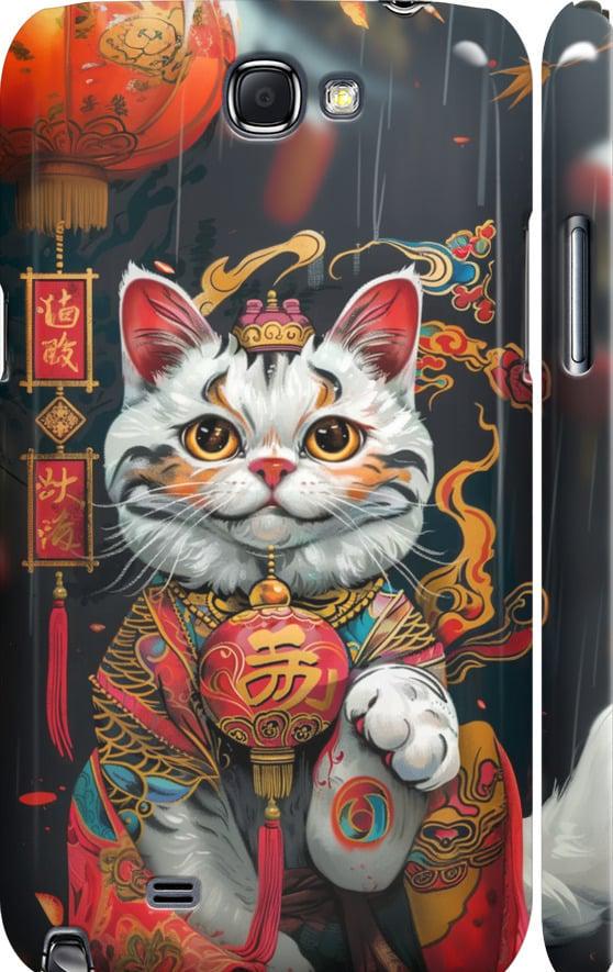 Чехол на Samsung Galaxy Note 2 N7100 China Cat v2 (6135c-17-42517)