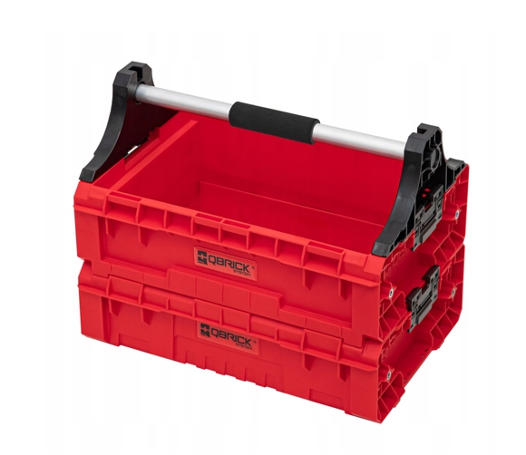 Ящик для инструмента модульный Qbrick System PRO Modular Tray Red пластиковый с ручкой 465x310x367 мм Красный
