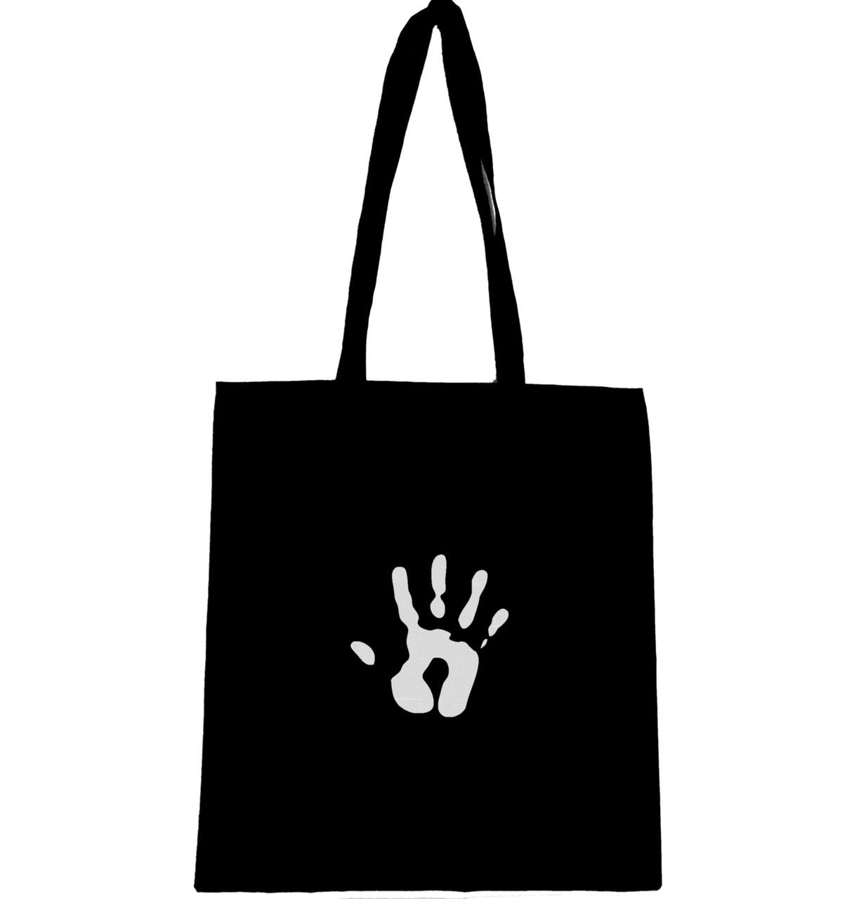 Еко-сумка з принтом Рука (531)